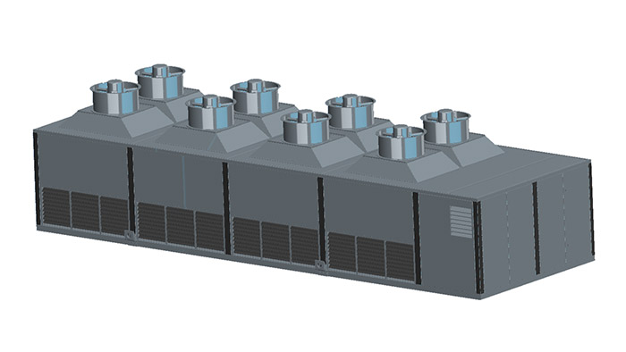 降膜式蒸發冷凝器